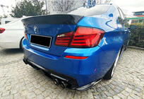 BMW 5 Series F10/F11 2010–2016 Difusor Trasero DPT V-1 (para M-Performance, Negro Brillante) foto 7