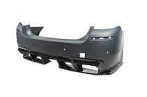 BMW 5 Series F10/F11 2010–2016 Difusor Trasero DPT V-1 (para M-Performance, Negro Brillante) foto 13