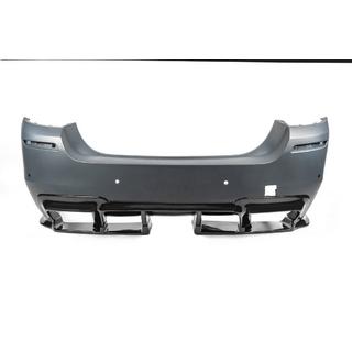 Difusor Trasero DPT V-1 (para M-Performance, Negro Brillante) BMW 5 Series F10/F11 2010–2016 foto 3