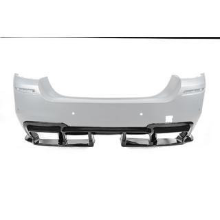 Difusor Trasero DPT V-1 (para M-Performance, Negro Brillante) BMW 5 Series F10/F11 2010–2016 foto 4