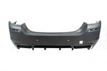 BMW 5 Series F10/F11 2010–2016 Difusor Trasero DPT V-2 (para M-Performance, Negro Brillante) foto 15