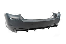 BMW 5 Series F10/F11 2010–2016 Difusor Trasero DPT V-2 (para M-Performance, Negro Brillante) foto 6