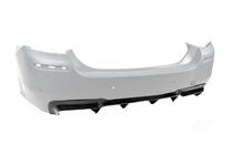 BMW 5 Series F10/F11 2010–2016 Difusor Trasero DPT V-2 (para M-Performance, Negro Brillante) foto 2