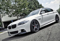 BMW 5 Series F10/F11 2010–2016 Splitter Delantero DPT Lip V-3 (Para M-Performance, Negro Brillante) foto 3