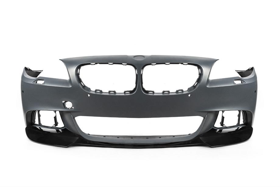 BMW 5 Series F10/F11 2010–2016 Splitter Delantero DPT Lip V-3 (Para M-Performance, Negro Brillante) Foto 8