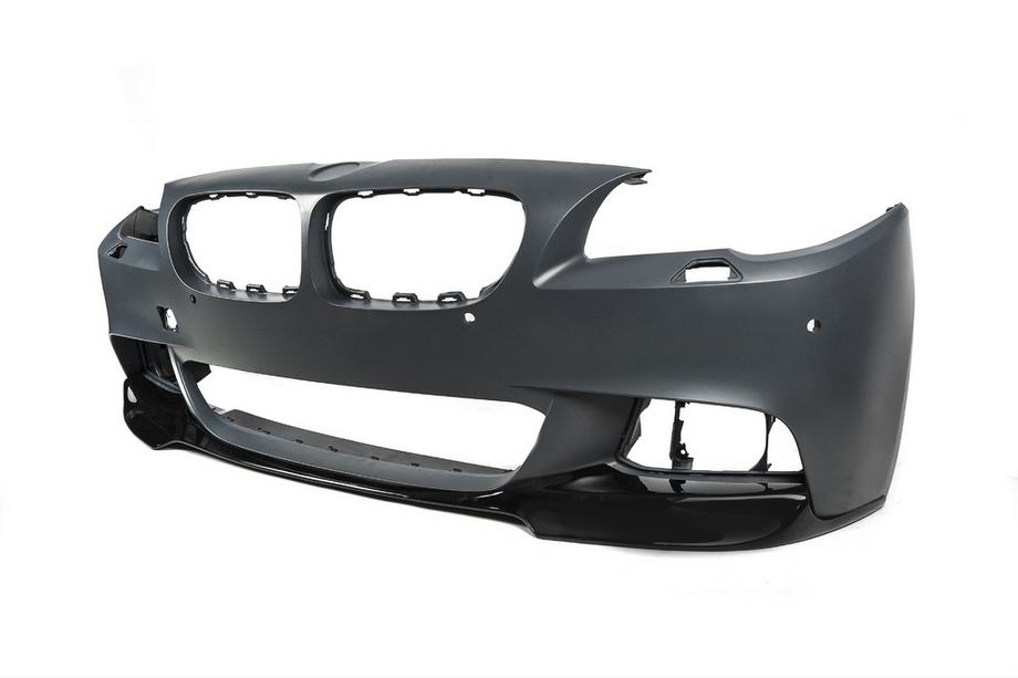 BMW 5 Series F10/F11 2010–2016 Splitter Delantero DPT Lip V-3 (Para M-Performance, Negro Brillante) Foto 13