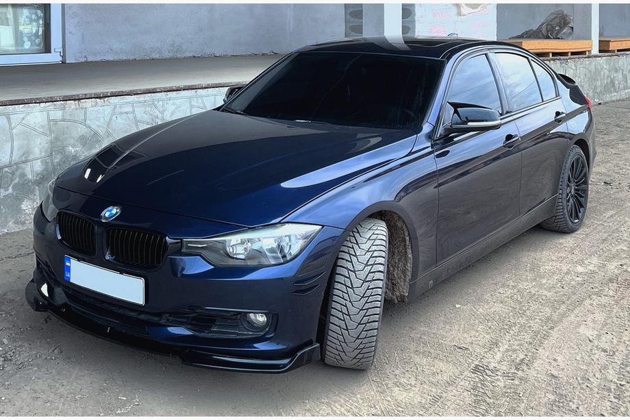 BMW 3 Series F30/F31 2012-2019 DPT Lip delantero para version stock (2015-2018, negro brillo) Foto 4