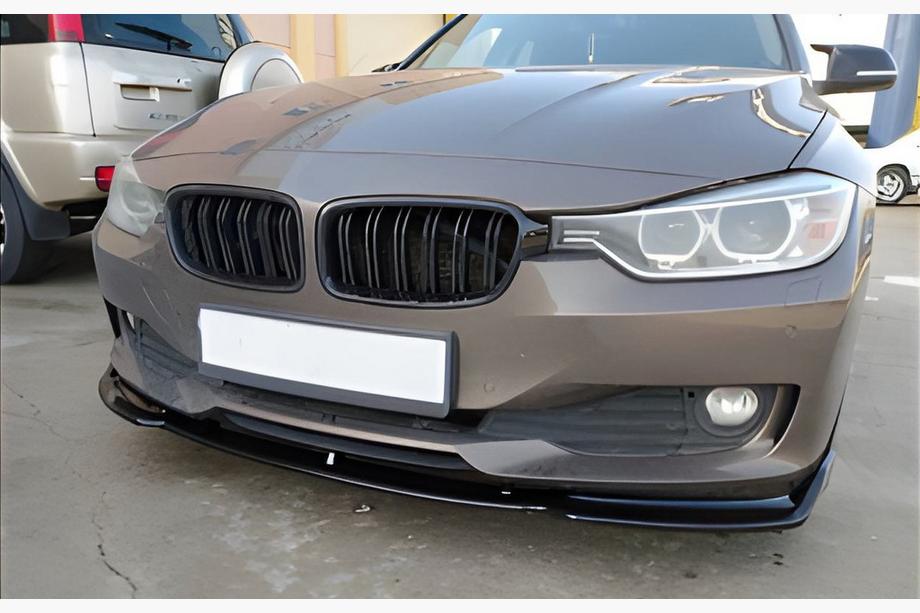 BMW 3 Series F30/F31 2012-2019 DPT Lip delantero para version stock (2015-2018, negro brillo) Foto 3