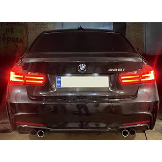 Difusor Trasero DPT V-3 (para M Performance, Negro Brillante) BMW 3 Series F30/F31 2012-2019 foto 3