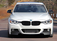 BMW 3 Series F30/F31 2012-2019 Splitter delantero DPT Flap (para M-Performance, Negro Brillante) foto 1