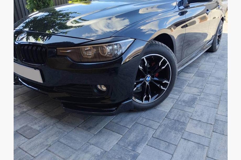 BMW 3 Series F30/F31 2012-2019 Extensiones de faldones laterales DPT V-1 (para faldones M-Sport, negro brillante) Foto 7