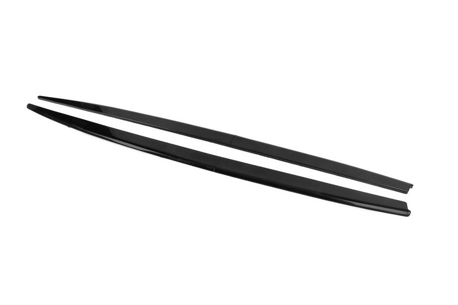 BMW 3 Series F30/F31 2012-2019 Extensiones de faldones laterales DPT V-1 (para faldones M-Sport, negro brillante) Foto 4