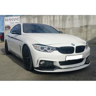 Splitter delantero DPT Flap V-3 (para M-Sport, negro brillo) BMW 4 Series F32/F33/F36 2012-2020 foto 1