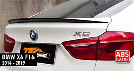 BMW X6 F16 2014-2019 Alerón DPT (Negro Brillante) foto 6
