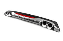 Difusor Trasero Universal DPT AMG Style V-2 (ABS) (Gris+Negro Brillante) foto 2