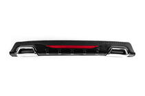 Difusor Trasero Universal DPT AMG Style V-3 (ABS) (Negro Brillante) foto 1