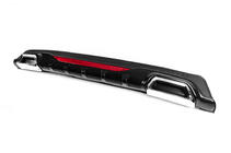 Difusor Trasero Universal DPT AMG Style V-3 (ABS) (Negro Brillante) foto 2