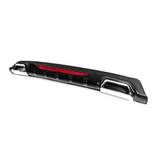 Difusor Trasero Universal DPT AMG Style V-3 (ABS) (Negro Brillante) foto 2