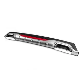 Difusor Trasero Universal DPT AMG Style V-4 (ABS) (Gris+Negro Brillante) foto 2