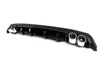 Difusor Trasero Universal DPT V-1 (ABS) (Negro Brillante) foto 2