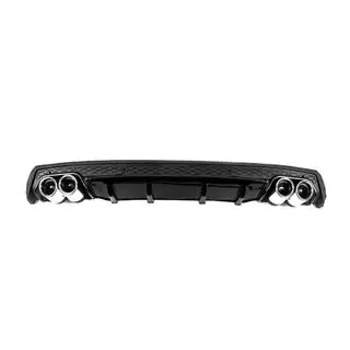 Difusor Trasero Universal DPT V-1 (ABS) (Negro Brillante) foto 1