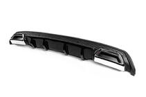 Difusor Trasero Universal DPT V-2 (ABS) (Negro Brillante) foto 1
