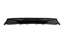 Difusor Trasero Universal DPT V-3 (ABS) (Azul+Negro Brillante) foto 3