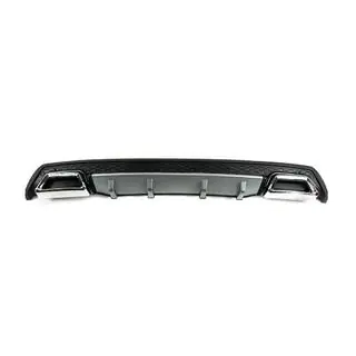 Difusor Trasero Universal DPT V-4 (ABS) (Gris + Negro Brillante) foto 1
