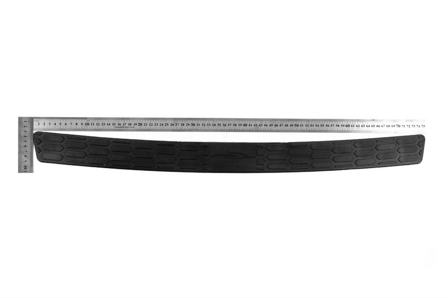 Protector de Parachoques Trasero Universal DPT V-1 (ABS) (75cm, Negro Mate) Foto 4