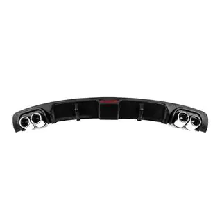 Difusor trasero universal DPT V-7 (ABS) (negro mate) foto 1