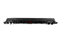 Difusor trasero universal DPT V-9 (ABS) (negro mate) foto 1