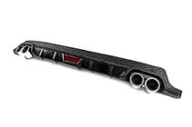 Difusor trasero universal DPT V-9 (ABS) (negro mate) foto 4
