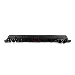 Difusor trasero universal DPT V-9 (ABS) (negro mate) foto 1