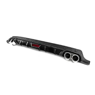Difusor trasero universal DPT V-9 (ABS) (negro mate) foto 4