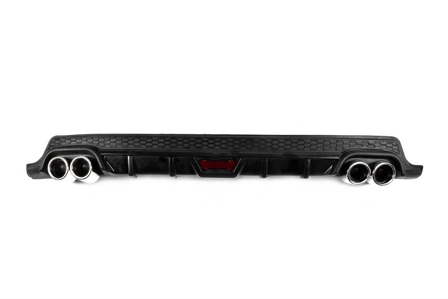 Difusor trasero universal DPT V-9 (ABS) (negro mate) Image