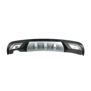 Difusor trasero universal DPT Sport V-1 (gris + negro mate) foto 1