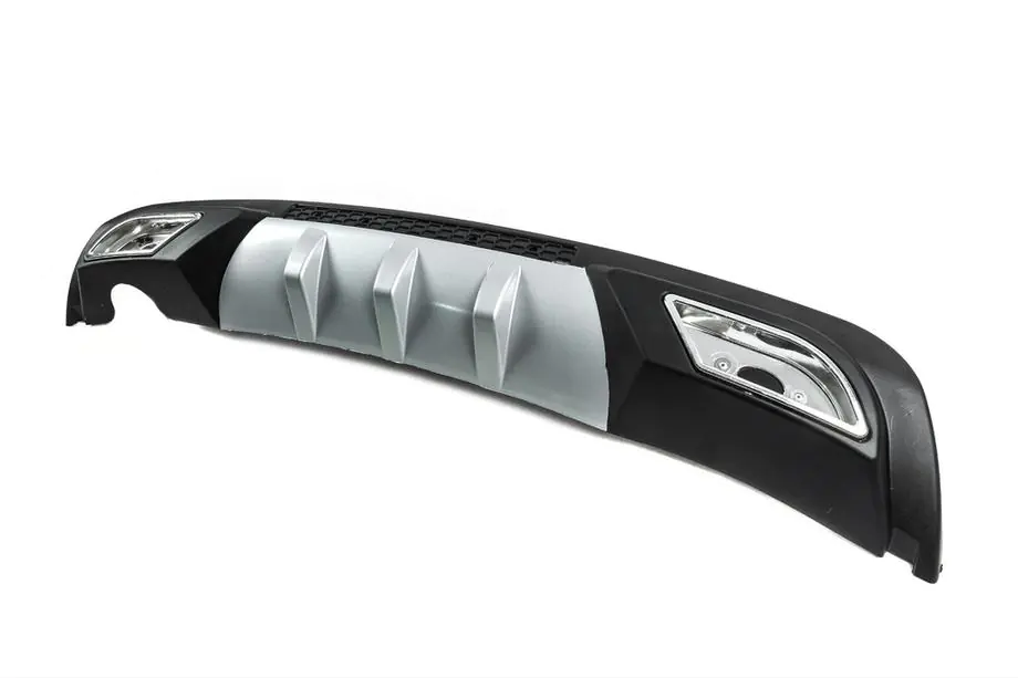 Difusor trasero universal DPT Sport V-1 (gris + negro mate) Foto 4