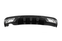 Difusor Trasero Universal DPT Sport V-2 (ABS) (Negro Brillante) foto 2