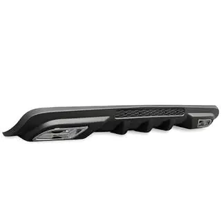 Difusor Trasero Universal DPT Sport V-2 (ABS) (Negro Brillante) foto 1