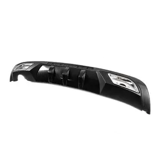 Difusor Trasero Universal DPT Sport V-2 (ABS) (Negro Brillante) foto 3