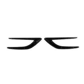 Aletas laterales universales DPT V-2 (ABS) (2uds) (Negro Brillante) foto 3