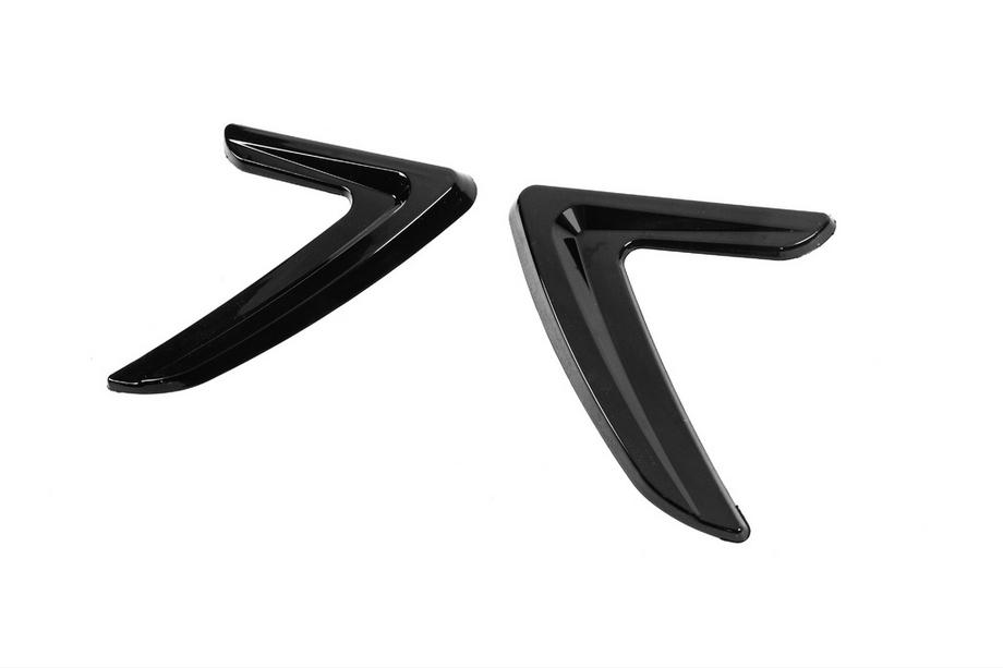 Aletas laterales universales DPT V-3 (ABS) (2uds) (negro brillo) Foto 10