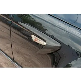 Aletas laterales universales DPT V-4 (ABS) (2uds) (Negro Brillante) foto 2