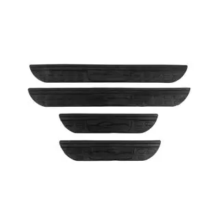 Protectores universales de umbral DPT (ABS) (4 uds) (negro mate) foto 2