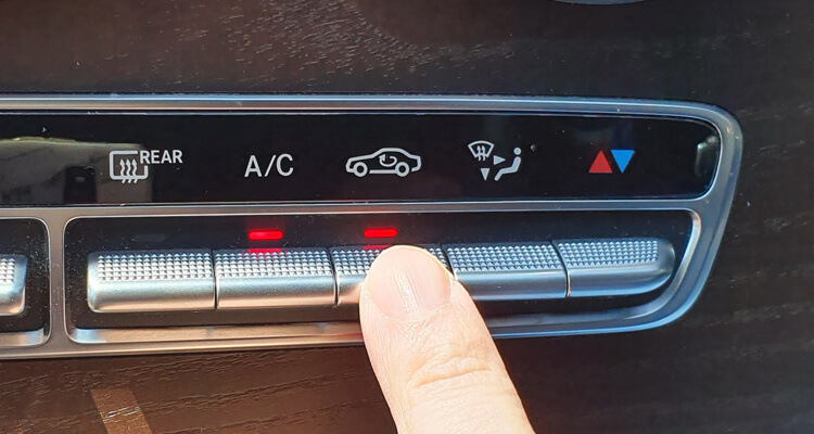 Recirculación de aire en el interior del coche: ¿qué es?