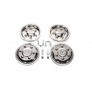 Tapacubos de acero inoxidable Exclusive V2 (2 aros, 4 uds) Mercedes Sprinter W907/W910 2018- foto 1