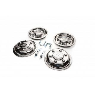 Tapacubos de acero inoxidable Exclusive V2 (2 aros, 4 uds) Mercedes Sprinter W907/W910 2018- foto 2
