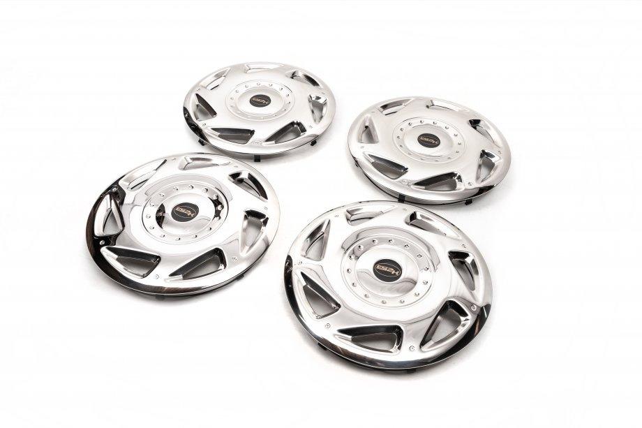Mercedes Sprinter W907/W910 2018- Tapacubos de acero inoxidable OEM (1 pieza, 4 uds) Image