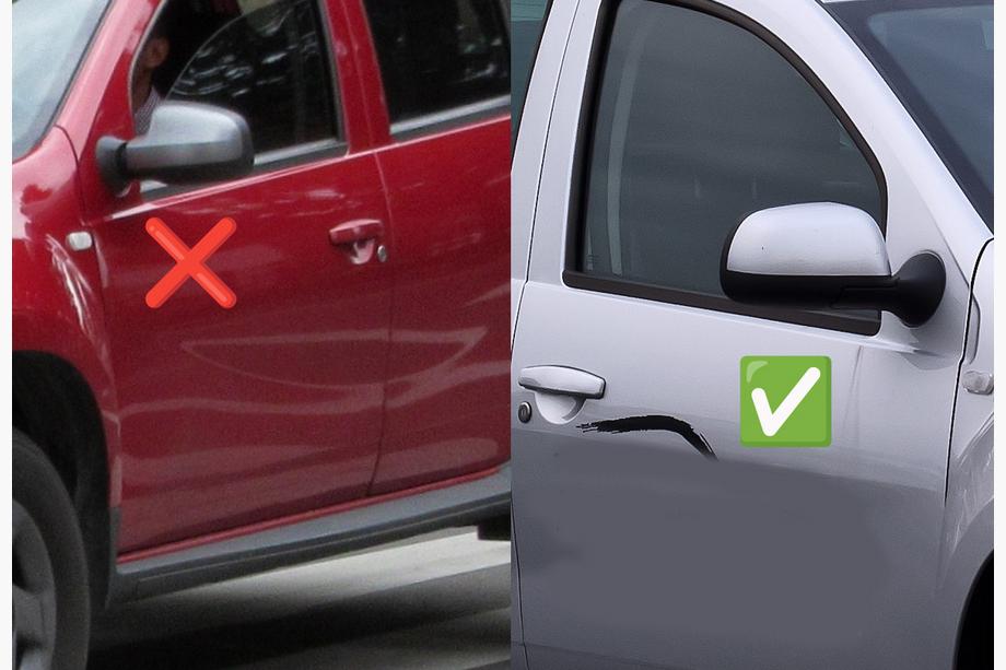 Renault Duster 2008–2017 Cubiertas de Espejos BMW-Style (2 uds) V-1 Foto 4