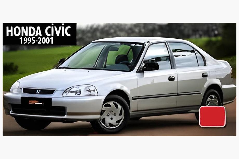 Honda Civic 1995-2001 Cubiertas de Espejos BMW-Style (2 uds) Foto 7